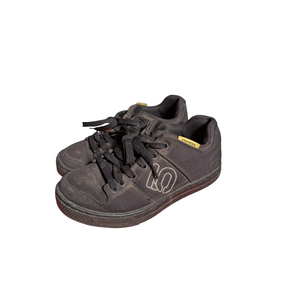 Five Ten Freerider Mountain‎ Bike Shoes Mens 6.5 Black Canvas Flat Pedal MTB